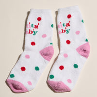 Cozy Holiday Socks Gift Set with Gnome and Snowman