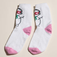 Cozy Holiday Socks Gift Set with Gnome and Snowman