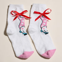 Cozy Holiday Socks Gift Set with Gnome and Snowman