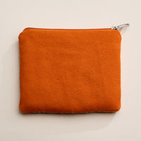 Beaded Halloween Ghost Zipper Pouch