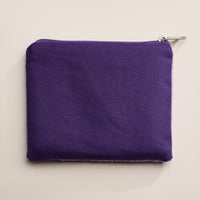 Beaded Halloween Boo Spider Zipper Pouch