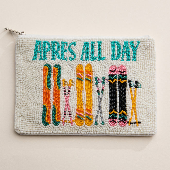 Beaded Apres All Day Ski Pouch