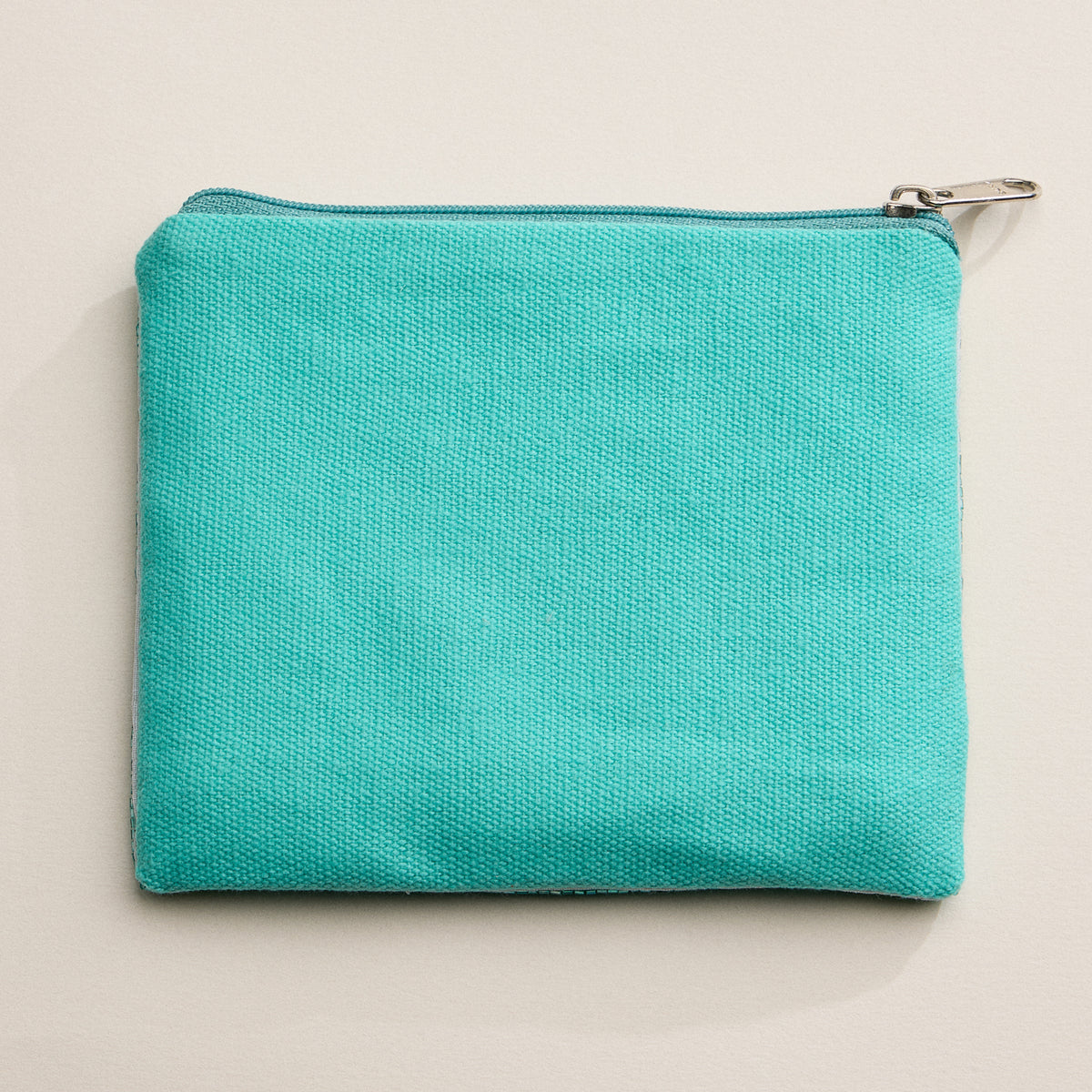 Flamingo Cabana Beaded Summer Pouch