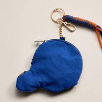 Game Day Beaded Helmet Keychain Pouch – Team Colors