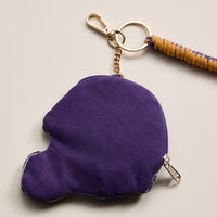 Game Day Beaded Helmet Keychain Pouch – Team Colors
