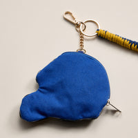 Game Day Beaded Helmet Keychain Pouch – Team Colors