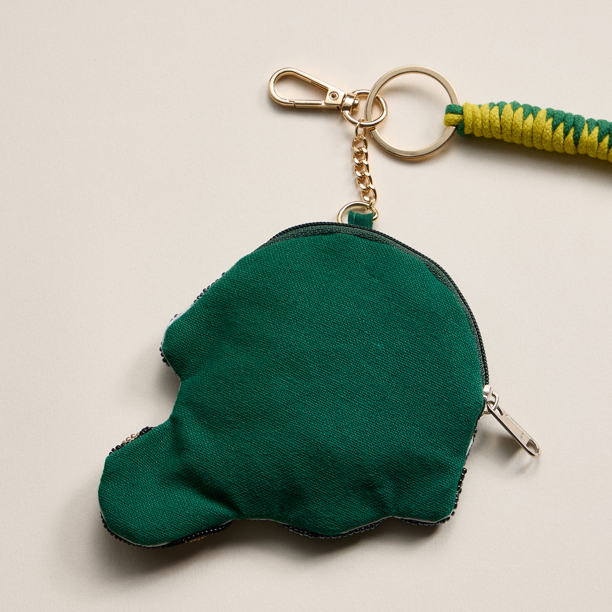 Game Day Beaded Helmet Keychain Pouch – Team Colors