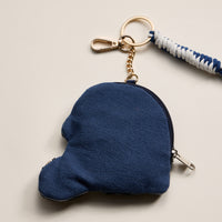 Game Day Beaded Helmet Keychain Pouch – Team Colors