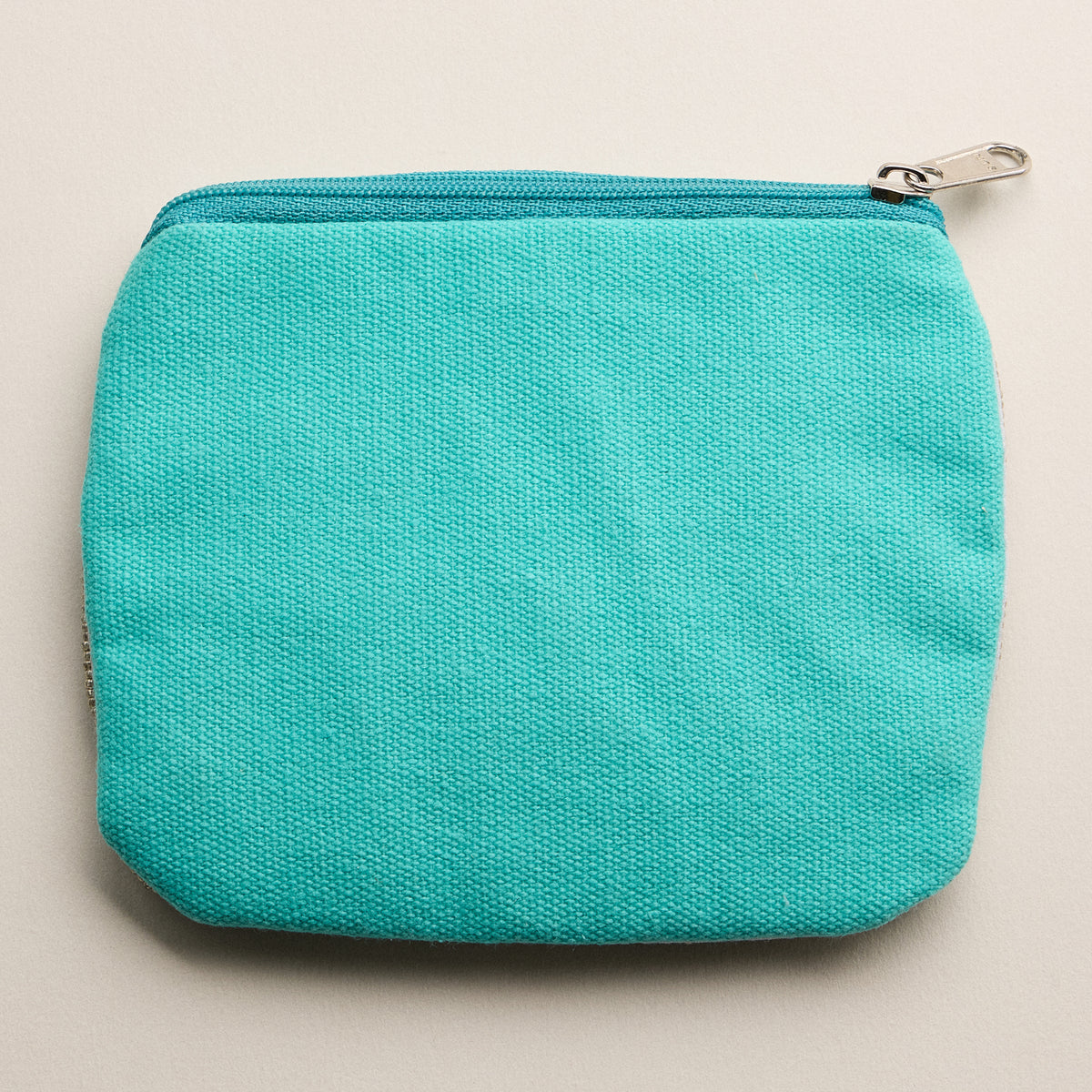 Beaded Sardine Can Clutch – Hand-Embroidered Sequin Zip Pouch