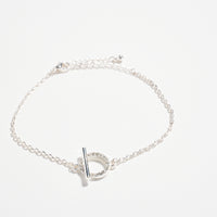 Gold Dipped Layered Heart Charm and Beaded Chain Bracelet Set – Toggle and Link Chain Design