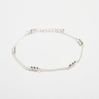 Gold Dipped Layered Heart Charm and Beaded Chain Bracelet Set – Toggle and Link Chain Design