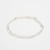 Multi-Chain Gold-Dipped Bracelet Set with Cross Details