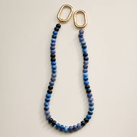 Colorful Beaded Bag Charm with Gold Clasp Trendy Accessory