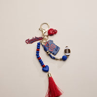 NFL Team Keychain – Football Jersey, Helmet, Touchdown Charm & Tassel Bag Accessory