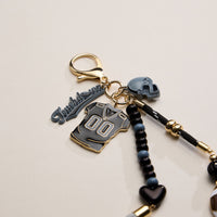 NFL Team Keychain – Football Jersey, Helmet, Touchdown Charm & Tassel Bag Accessory