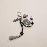 NFL Team Keychain – Football Jersey, Helmet, Touchdown Charm & Tassel Bag Accessory