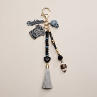NFL Team Keychain – Football Jersey, Helmet, Touchdown Charm & Tassel Bag Accessory