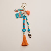 NFL Team Keychain – Football Jersey, Helmet, Touchdown Charm & Tassel Bag Accessory