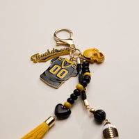 NFL Team Keychain – Football Jersey, Helmet, Touchdown Charm & Tassel Bag Accessory