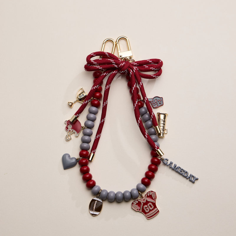 NCAA College Football Bag Charm Keychain