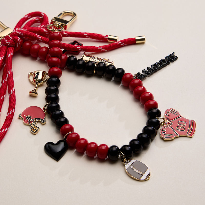 NCAA College Football Bag Charm Keychain