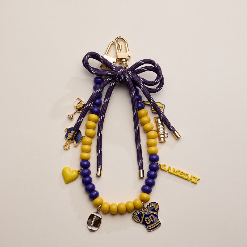 NCAA College Football Bag Charm Keychain