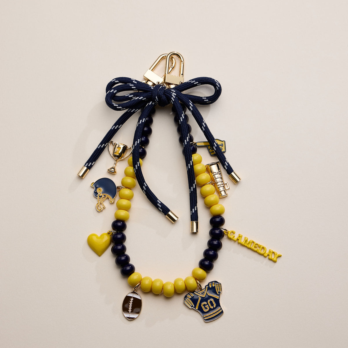 NCAA College Football Bag Charm Keychain