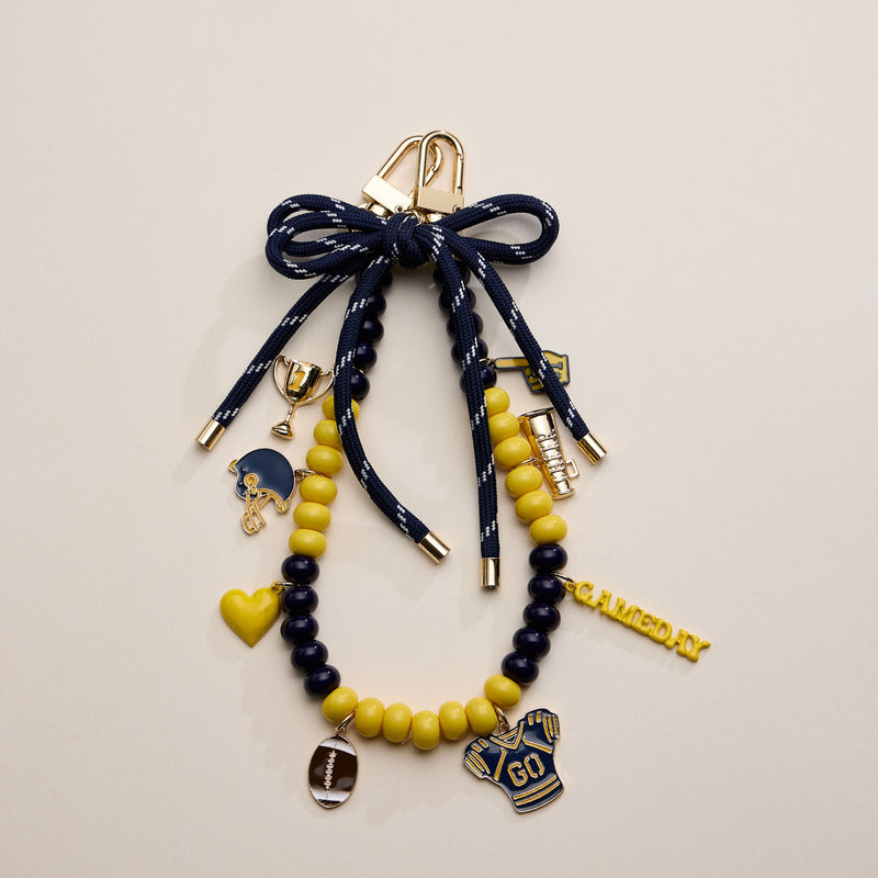 NCAA College Football Bag Charm Keychain