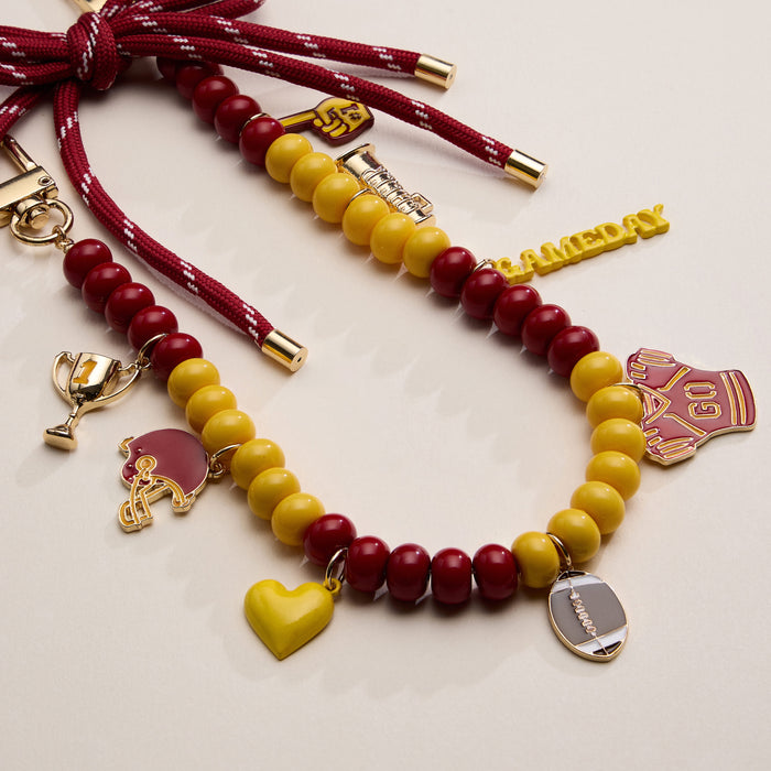 NCAA College Football Bag Charm Keychain