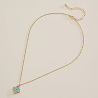 Pavé Crystal Pendant Necklaces with Dainty Beaded Detailing