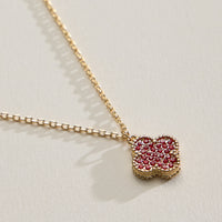 Pavé Crystal Pendant Necklaces with Dainty Beaded Detailing