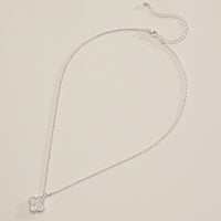 Pavé Crystal Pendant Necklaces with Dainty Beaded Detailing