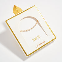 Gold Filled Pearl Chain Bracelet