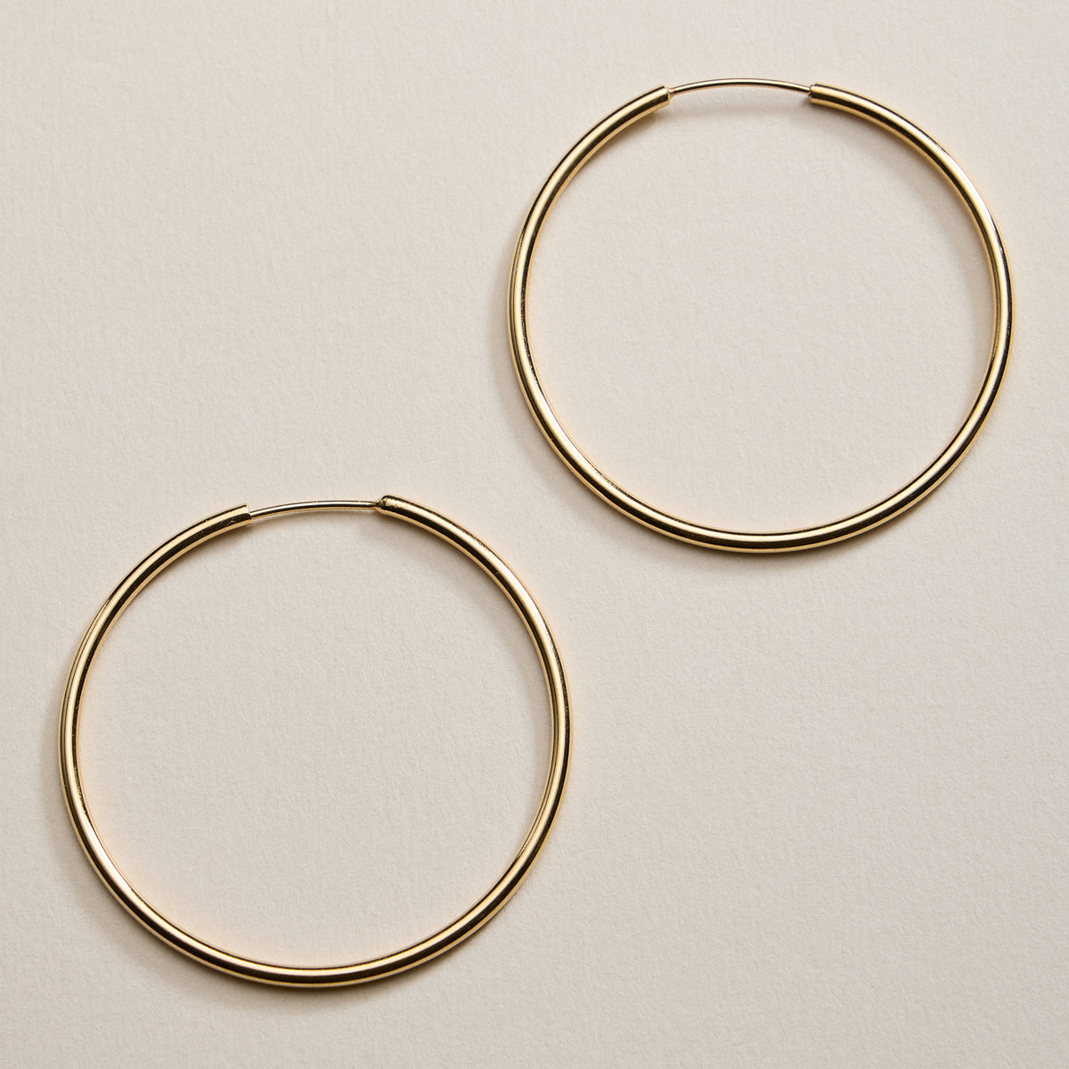 Gold Filled Classic Hoop Earrings