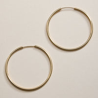 Gold Filled Classic Hoop Earrings