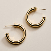 Gold Filled Bold Hoop Earrings