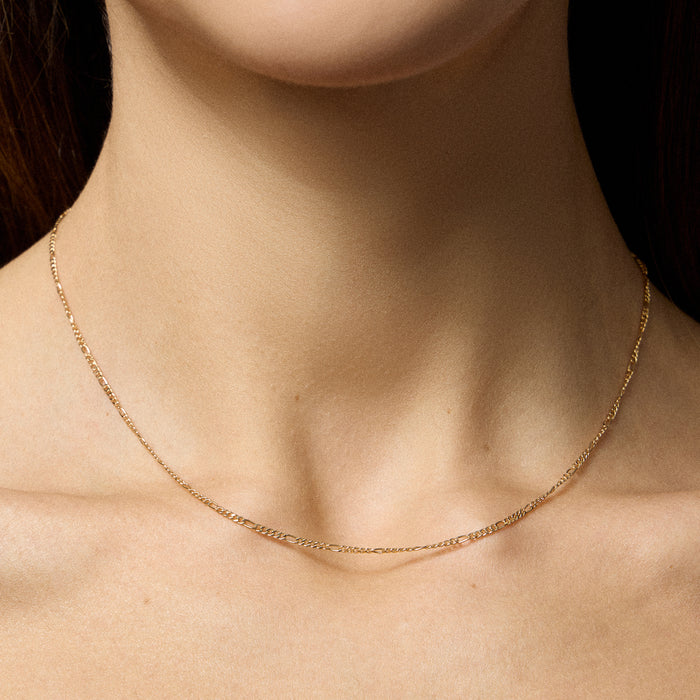Gold Filled Figaro Chain Necklace