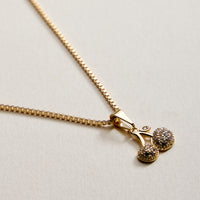 Gold Filled Cherry Pendant Necklace