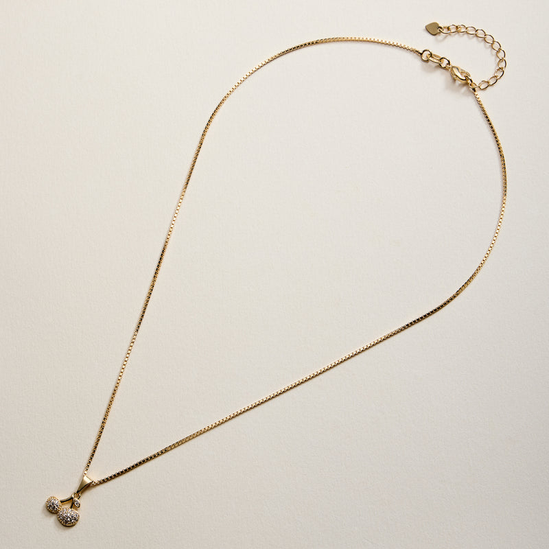 Gold Filled Cherry Pendant Necklace