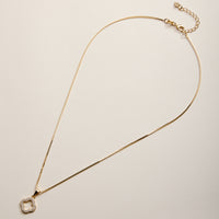 Gold Filled Four-Leaf Clover Pendant Necklace