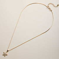 Gold Filled Starfish Pendant Necklace