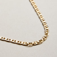 Gold Filled Statement Chain Necklace – Bold Polished Curb Links
