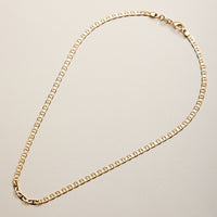 Gold Filled Statement Chain Necklace – Bold Polished Curb Links