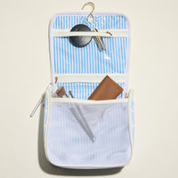 Cherry Print Hanging Toiletry Bag – Travel Makeup Organizer with Handle