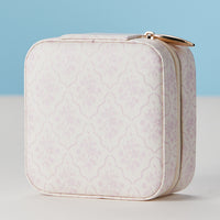Faux Leather Novelty Print Travel Jewelry Box