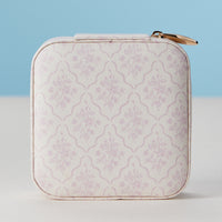 Faux Leather Novelty Print Travel Jewelry Box