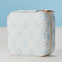 Faux Leather Novelty Print Travel Jewelry Box