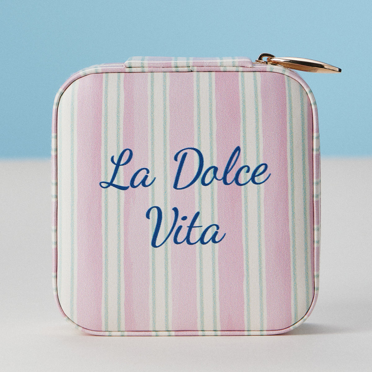 Faux Leather Novelty Print Travel Jewelry Box