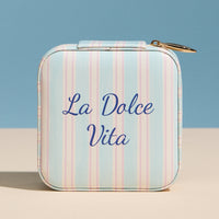 La Dolce Vita Travel Jewelry Box – Sky Blue