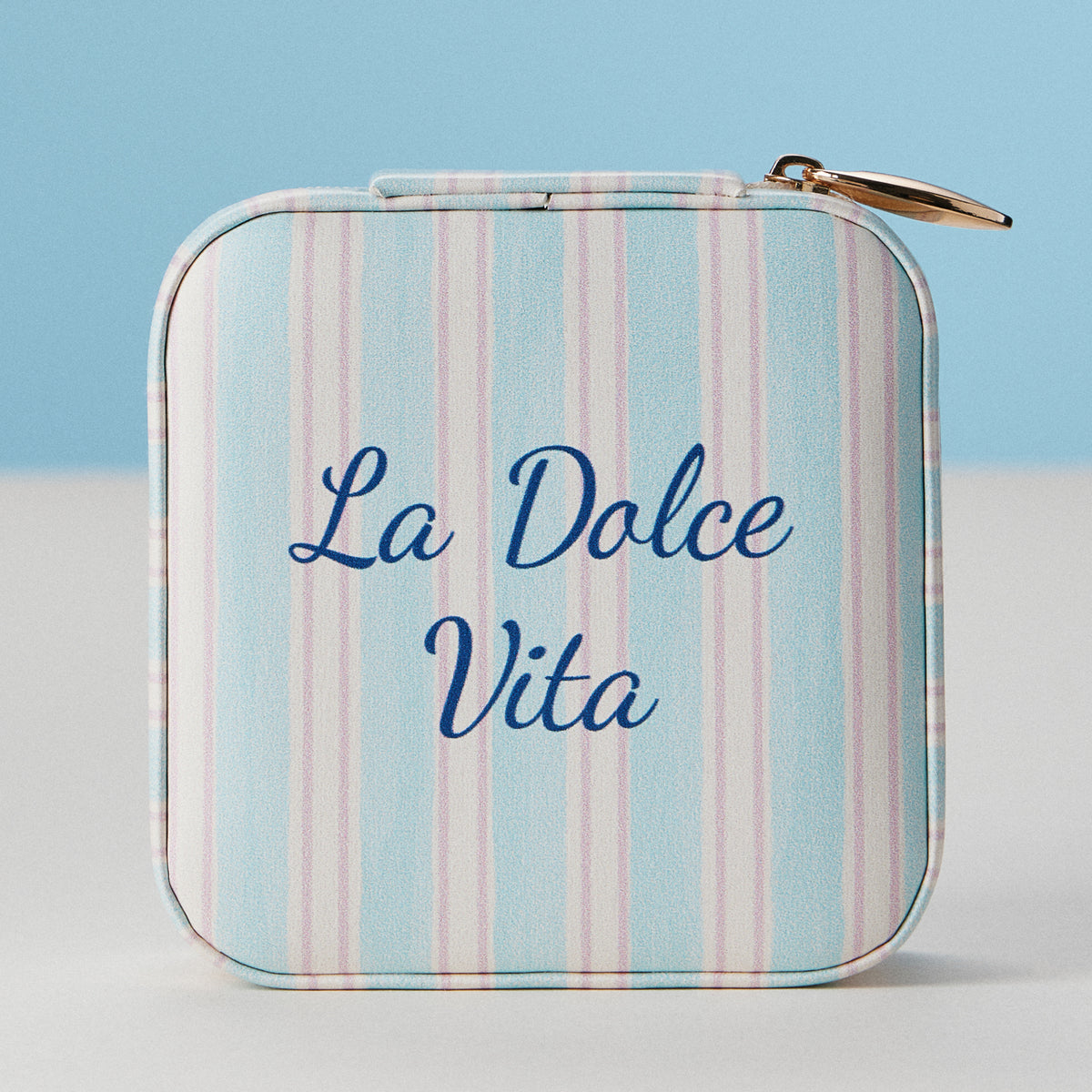 Faux Leather Novelty Print Travel Jewelry Box